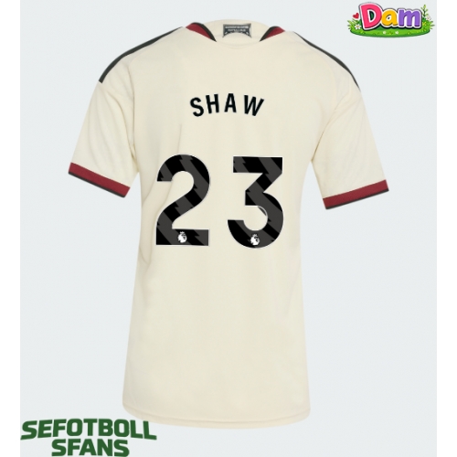 Manchester United Luke Shaw #23 Tredje Tröja Kvinnor 2026-27 Kortärmad